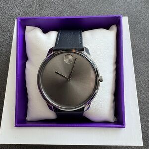 Movado bold quartz grey dial watch